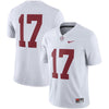 #17 Alabama Crimson Tide Nike Game Jersey - White