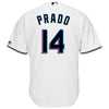 Martin Prado Miami Marlins Majestic Home 2019 Cool Base Player Jersey - White