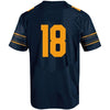 Cal Bears Under Armour #18 Football Jersey – Navy