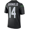 Sam Darnold New York Jets Nike Color Rush Legend Jersey - Stealth Black