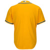 Oakland Athletics Majestic Official Cool Base Team Jersey - Gold