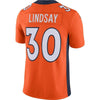 Phillip Lindsay Denver Broncos Nike Vapor Limited Jersey - Orange
