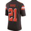 Denzel Ward Cleveland Browns Nike NFL 100 Vapor Limited Jersey - Brown