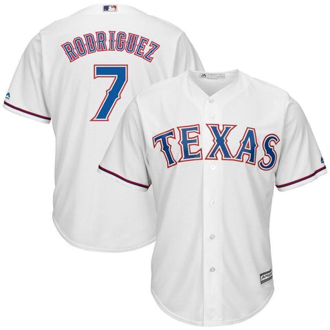 Ivan Rodriguez Texas Rangers Majestic Home Official Cool Base Player Jersey - White