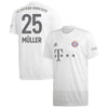 Thomas Müller Bayern Munich Away Soccer Jersey 2019-20 – White