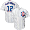 Kyle Schwarber Chicago Cubs Majestic Official Cool Base Player Jersey - White/Royal