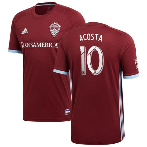 Kellyn Acosta Colorado Rapids 2018 Primary Player Jersey – Burgundy