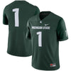 #1 Michigan State Spartans Nike Game Jersey - Green
